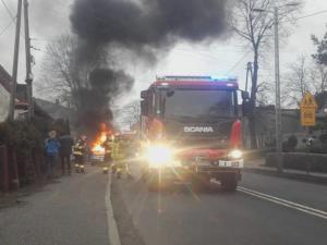 22.03.2019 - Pożar Wieszowa